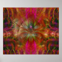 Strawberry Fields Psychedelic Abstrakt