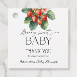 Strawberry Fresh Market Berry Sweet Baby Shower Geschenkanhänger