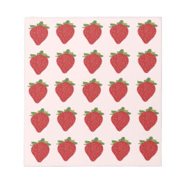 Strawberry Fruit Strawberries Notizblock