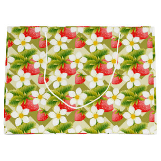 Strawberry-Geschenktasche Große Geschenktüte
