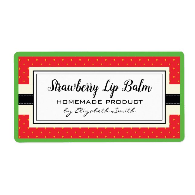 Strawberry-Geschmack hausgemachte Lippenbalsam (Vorne)