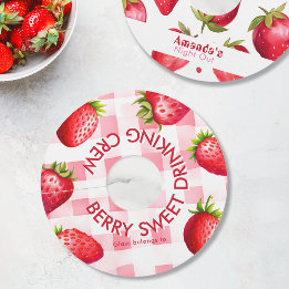 Strawberry Gingham Bachelorette Girls Crew