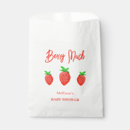 Strawberry Girl Baby Dusche Rot Geschenktütchen