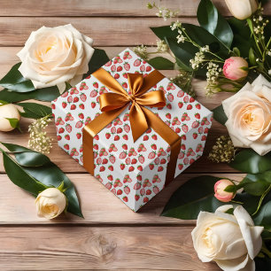 Strawberry Girl Birthday Party   Berry First Geschenkpapier