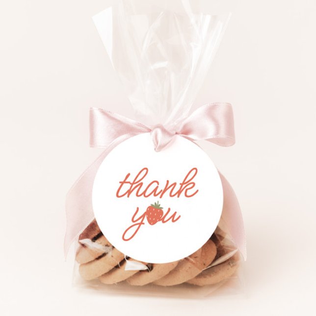 Strawberry Girls 1. Geburtstag Geschenkanhänger (Von Creator hochgeladen)