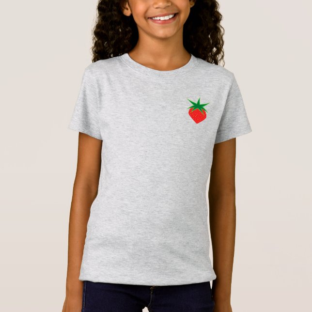 Strawberry Girls' Slim Fit T - Shirt (Vorderseite)