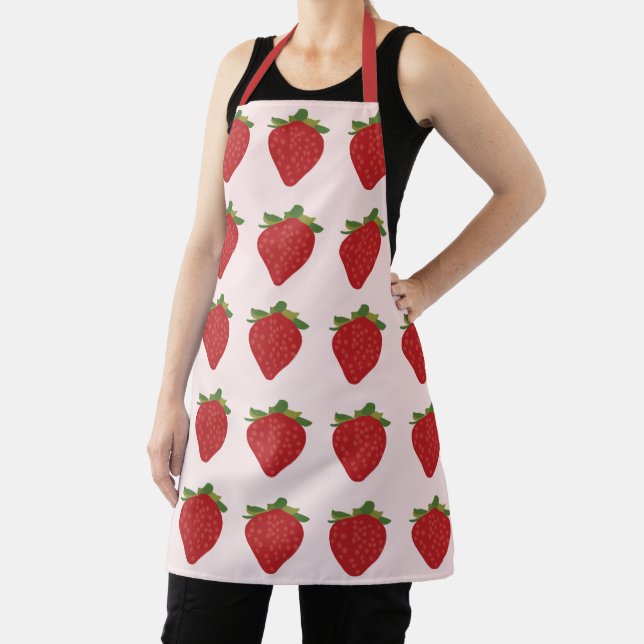Strawberry Girly Niedlich Baking Erdbeeren Schürze (InSitu)