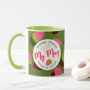 Strawberry Green Tasse