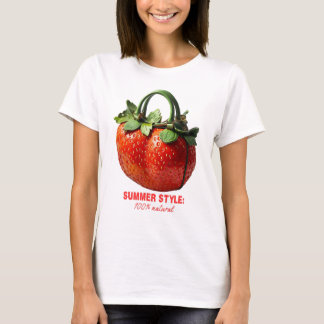 Strawberry Handbag Design - Hyper-Realistischer So T-Shirt