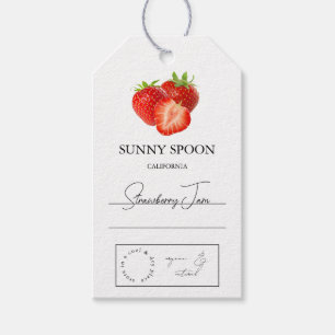 Strawberry Hang Tag Geschenkanhänger