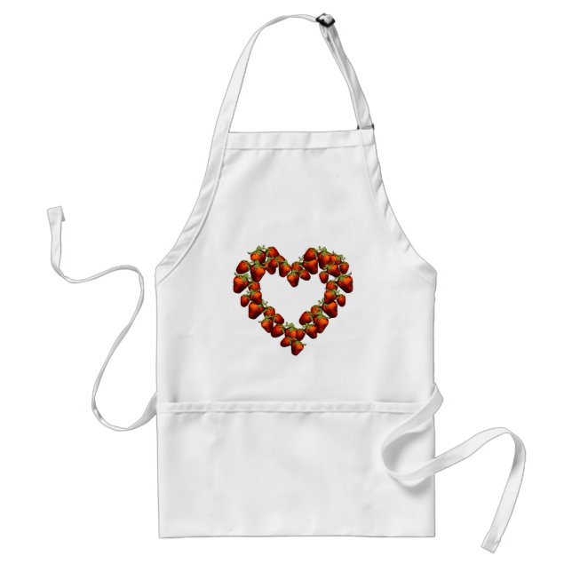 Strawberry Heart Schürze (Vorne)