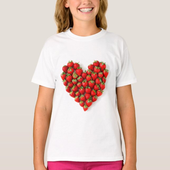 Strawberry Heart T-Shirt (Vorderseite)
