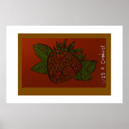 Strawberry Home Sweet Home Poster