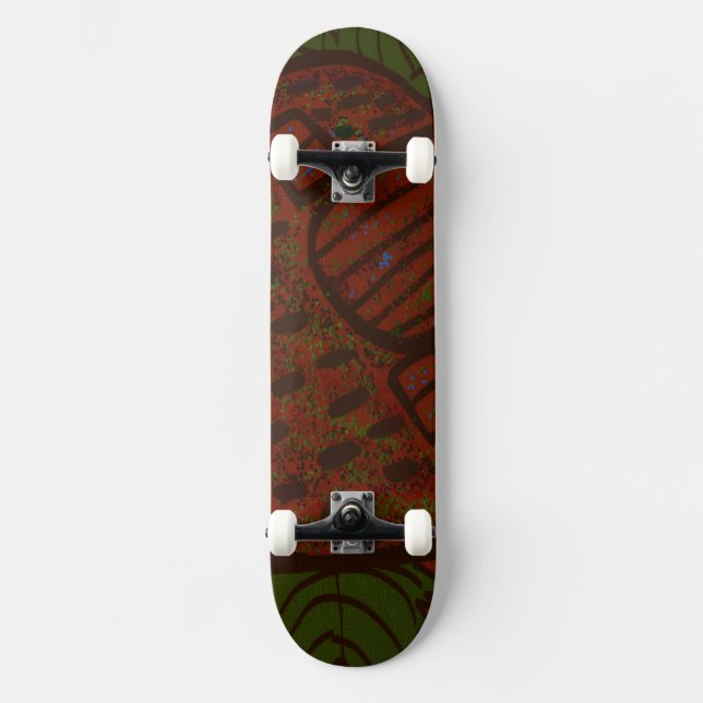 Strawberry Home Sweet Home Skateboard (Vorderseite)
