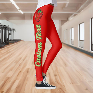Strawberry Icon Leggings