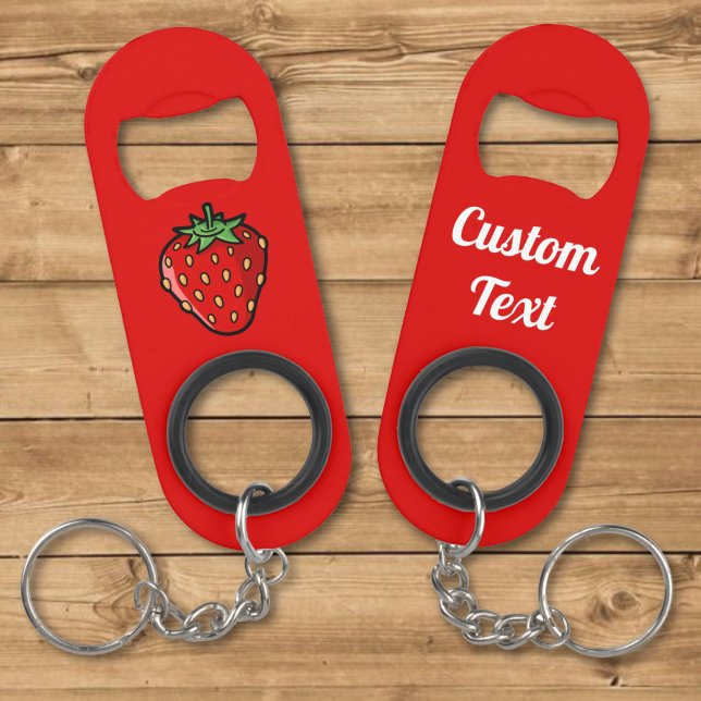 Strawberry Icon Schlüsselanhänger Flaschenöffner (Von Creator hochgeladen)