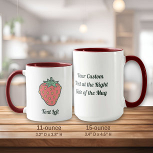 Strawberry Icon-Tasse Tasse