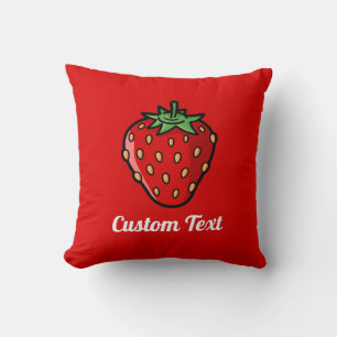 Strawberry Icon Throw Kissen