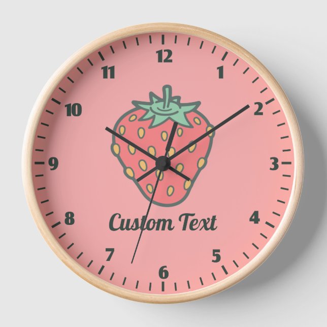 Strawberry Icon Uhr (Vorderseite)