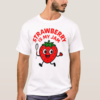 Strawberry ist mein T - Shirt aus Konfitüre