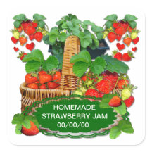 Strawberry Jam Custom Text