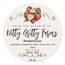 Strawberry Jam Jelly bewahrt kundenspezifisches Ca