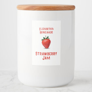 Strawberry Jam Lebensmitteletikett