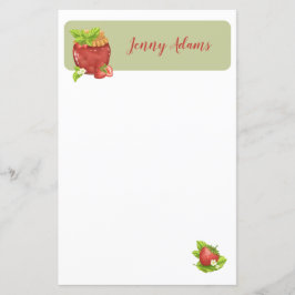 Strawberry Jam Personalisiert Stationary