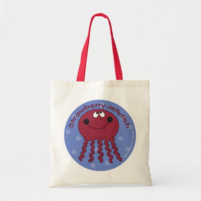 Strawberry Jellyfish Tragetasche (Vorne)