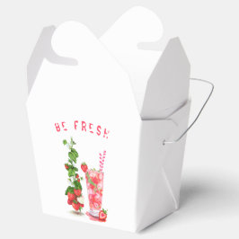 Strawberry Juice Cool Drink Gastgeschenk Box Geschenkschachtel
