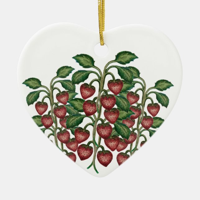 Strawberry Keramik Ornament (Vorne)