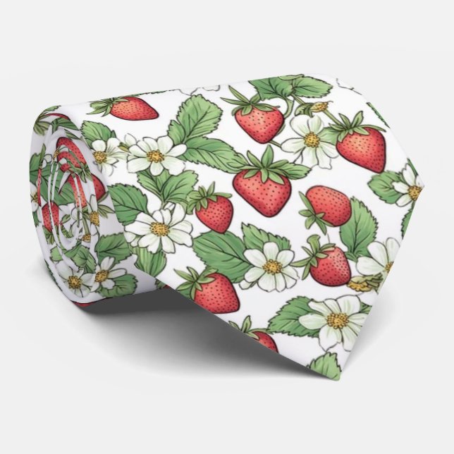 Strawberry-Krawatte Krawatte (Gerollt)