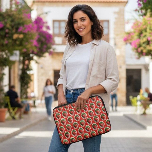 Strawberry Laptop Sleeve (Von Creator hochgeladen)