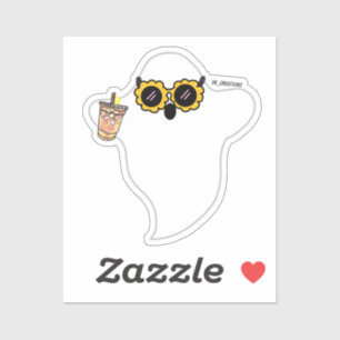 Strawberry Lemonade Ghost Aufkleber