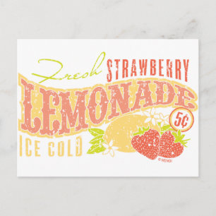 Strawberry Lemonade Postkarte