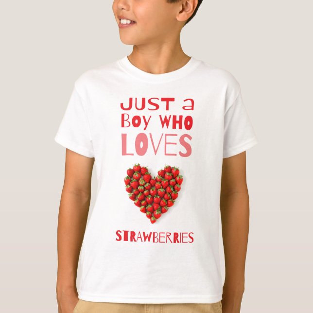 Strawberry-Liebe T-Shirt (Vorderseite)