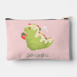 Strawberry Matcha Dinosaur  Zubehörtasche