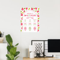Strawberry Milestone Berry Erster Geburtstag