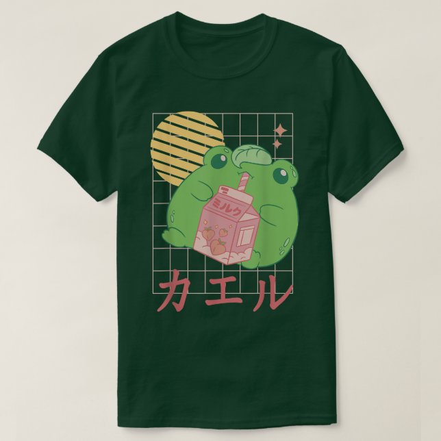 Strawberry Milk Frog T-Shirt (Design vorne)