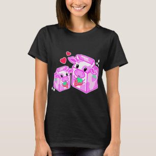 Strawberry Milk Kawaii Strawberry Cow T-Shirt