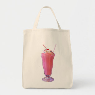 Strawberry Milkshake Tragetasche