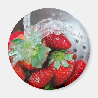 Strawberry mit Wasser Magnet