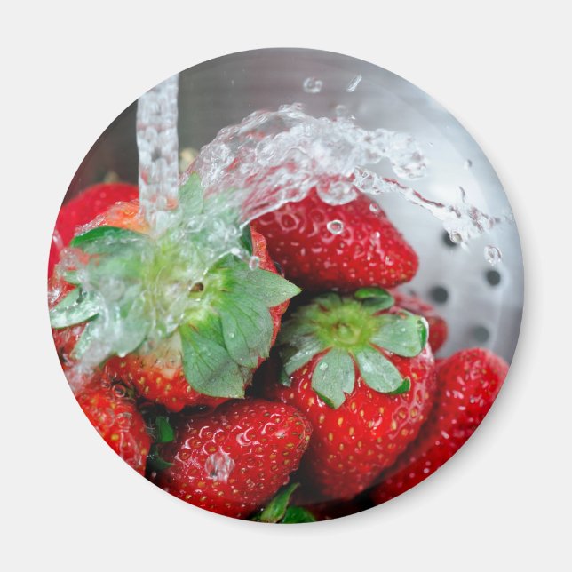 Strawberry mit Wasser Magnet (Vorne)