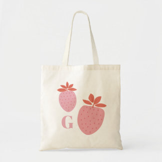 Strawberry Monogram Tragetasche