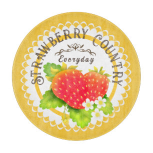 Strawberry Mustard Schneidebrett