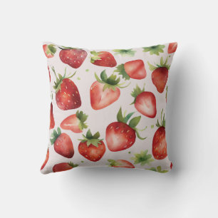 Strawberry-Muster Kissen