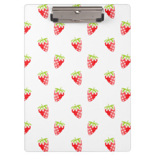 Strawberry-Muster Klemmbrett