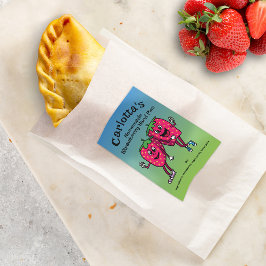 Strawberry Pals Funny Cartoon Jam Pie and more Lebensmitteletikett