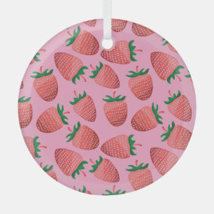 Strawberry Pastel: Vintage Süße Ornament Aus Glas