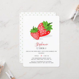 Strawberry Patch Einladung